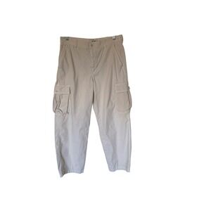 Madewell Women's Beige Cargo Pants Size‎ 29 Relaxed Fit Cotton Blend